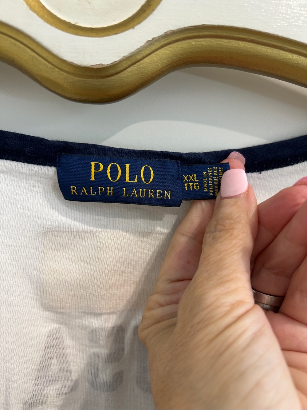 90’s Vintage Polo Ralph Lauren Team USA Flag Tank Top Stadium | Size XXL - Picture 6 of 10